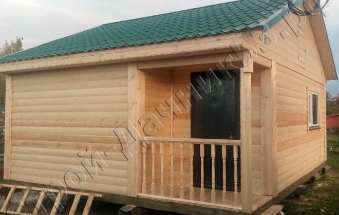 1 Брусовой дом 6×5.5, 33 м², Ленинградская область, Тосненский район, Город Никольское (8)